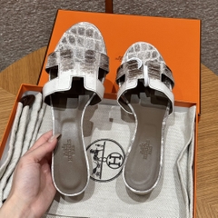 JD-2180 High Heel Sandals in Himalaya Alligator Leather