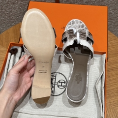 JD-2180 High Heel Sandals in Himalaya Alligator Leather