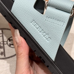 D-480 Chypre Sandal Crystal Blue Epsom Leather