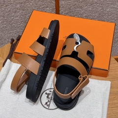 JD-520 226 Genius Women's Natural Cowhide Leather Sandals