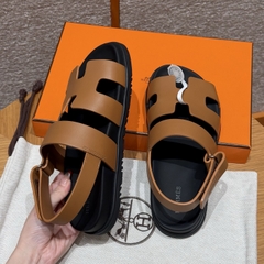 JD-520 226 Genius Women's Natural Cowhide Leather Sandals