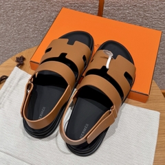 JD-650 179 Genius Men's Natural Cowhide Leather Sandals