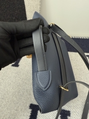 Kelly 2424 Mini Togo Swift Leather 21cm Bleu Sapphire Gold Hardware