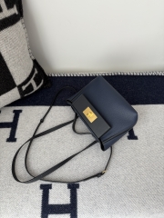 Kelly 2424 Mini Togo Swift Leather 21cm Bleu Sapphire Gold Hardware