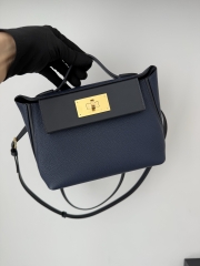 Kelly 2424 Mini Togo Swift Leather 21cm Bleu Sapphire Gold Hardware