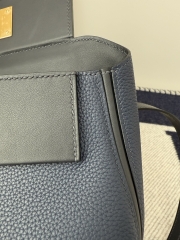 Kelly 2424 Mini Togo Swift Leather 21cm Bleu Sapphire Gold Hardware