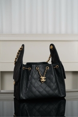 Chanel 25s Small Hobo Drawstring Bucket Bag