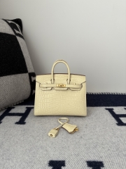 Birkin 20cm Matte Porosus Crocodile Handbag
