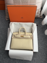 Birkin 20cm Matte Porosus Crocodile Handbag