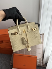 Birkin 20cm Matte Porosus Crocodile Handbag