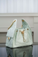 Chanel 25s Small Hobo Bag Mint Green