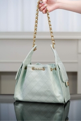 Chanel 25s Small Hobo Bag Mint Green