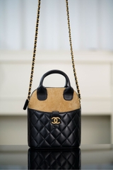 Chanel 25A Suede Handbag
