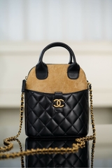 Chanel 25A Suede Handbag