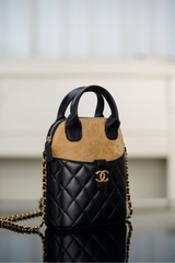 Chanel 25A Suede Handbag