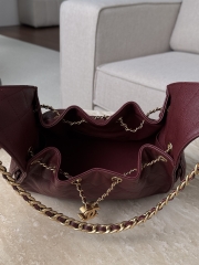 Hobo Ball 25s - Mini Wine Red 30x26x14cm