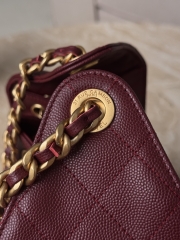 Hobo Ball 25s - Mini Wine Red 30x26x14cm