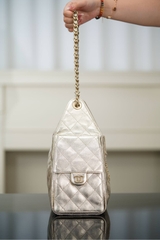 Chanel 25s Small Hobo Drawstring Bucket Bag