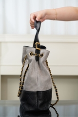 Chanel 25A Artisan Bucket Bag in Gray