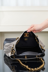 Chanel 25A Artisan Bucket Bag in Gray