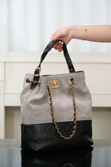 Chanel 25A Artisan Bucket Bag in Gray