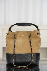 Chanel 25A High-End Handmade Suede Bucket Bag