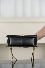 Channel 25s Black Cowhide Double Golden Ball 22cm