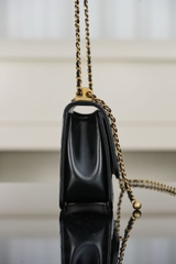 Channel 25s Black Cowhide Double Golden Ball 22cm