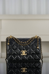 Channel 25s Black Cowhide Double Golden Ball 22cm