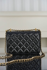 Channel 25s Black Cowhide Double Golden Ball 22cm