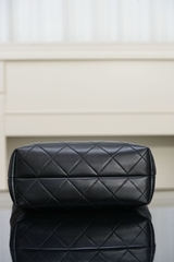 Chanel 25A Handcrafted Gray Bucket Bag