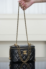 Chanel 25s Black Gold Jewelry Box