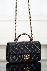Chanel 25B Double C Handbag CF Mini Black