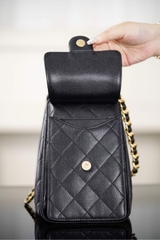 Chanel 25s Small Hobo Drawstring Bucket Bag