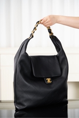 Chanel 25k Super Size Hippie Hobo Bag