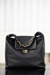 Chanel 25k Super Size Hippie Hobo Bag