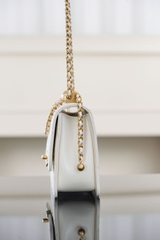 Channel 25s Original Calfskin White Double Gold Ball 22cm