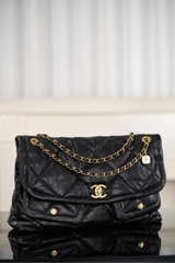 Chanel 25K Double Pocket Tote Bag
