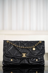 Chanel 25K Double Pocket Tote Bag
