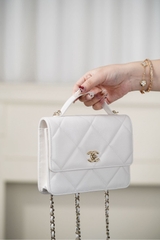 Chanel 25k Daisuki Three-in-One Backpack White