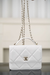Chanel 25k Daisuki Three-in-One Backpack White
