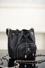 Chanel 25B Mini Drawstring Bucket Bag
