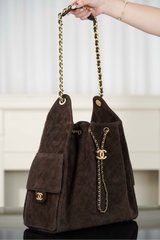 Chanel 25k Hobo Bucket Bag