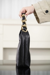 Chanel 25k Vintage Hobo Bag with Chunky Chain