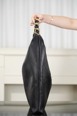 Chanel 25k Unisex Hobo Bag with Gold Chain