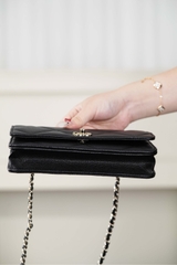 Chanel 25k Black Gold WOC Bag