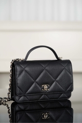 Chanel 25k Black Gold WOC Bag