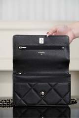 Chanel 25k Black Gold WOC Bag