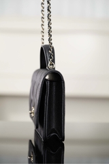 Chanel 25k Black Gold WOC Bag