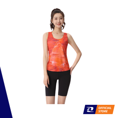 Áo Chạy Bộ Singlet Nữ Runtiger WM-7122 Full Printing - Orange
